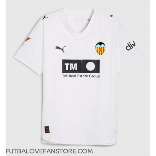 Valencia Hugo Duro #9 Domáci futbalový dres 2025-26 Krátky Rukáv Valencia Hugo Duro #9 Domáci futbalový dres 2025-26 Krátky Rukáv